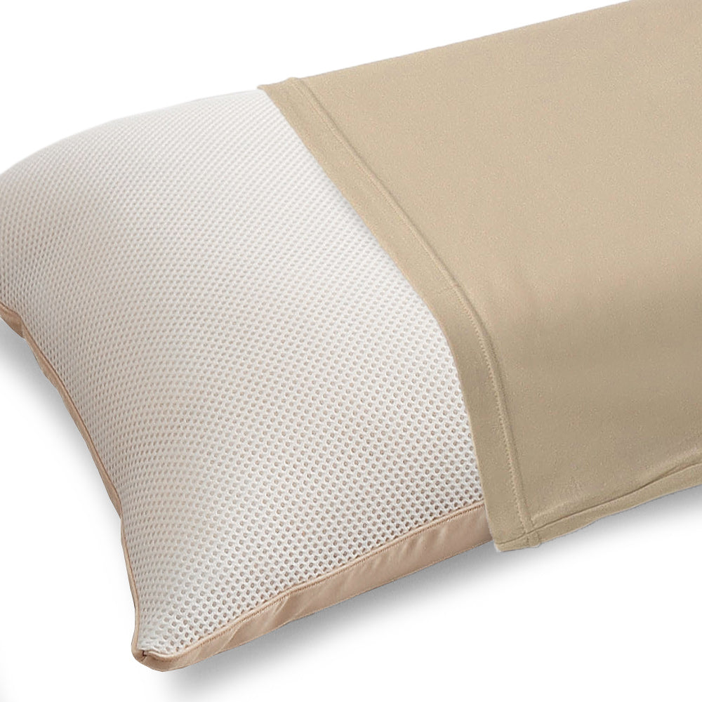 natural breath プラチナコットンの専用枕カバー シャンパンゴールド